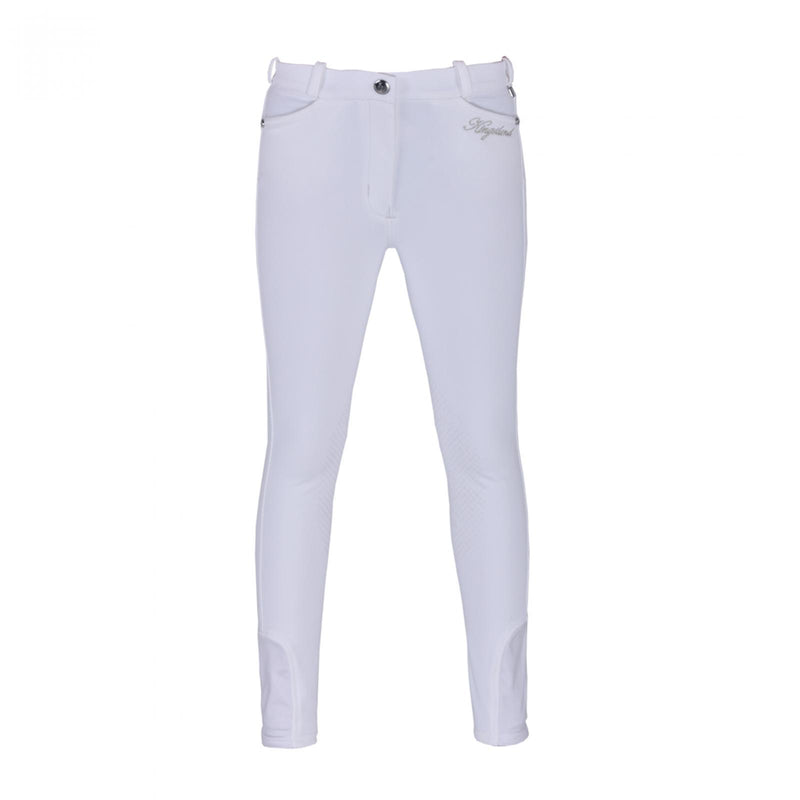 Kaila Girls Full Grip Breeches - Pirouette