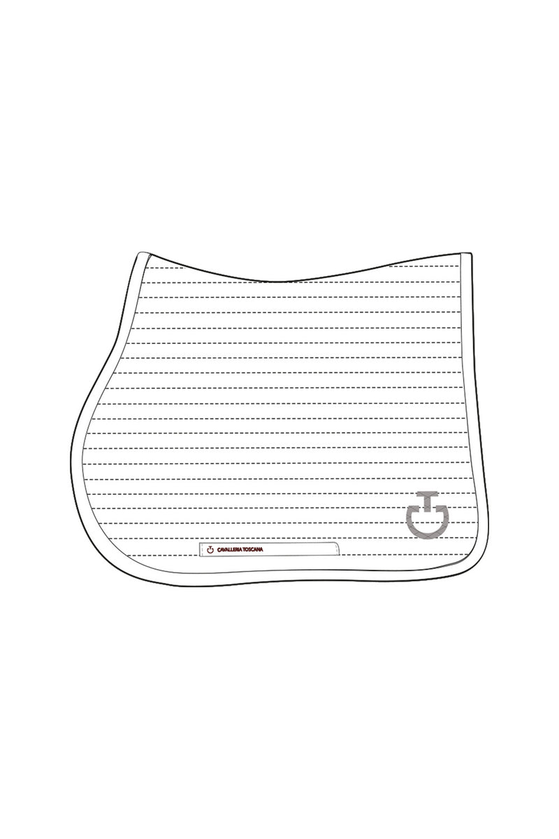 Bi-color Mesh Jumping Saddle Pad - Pirouette