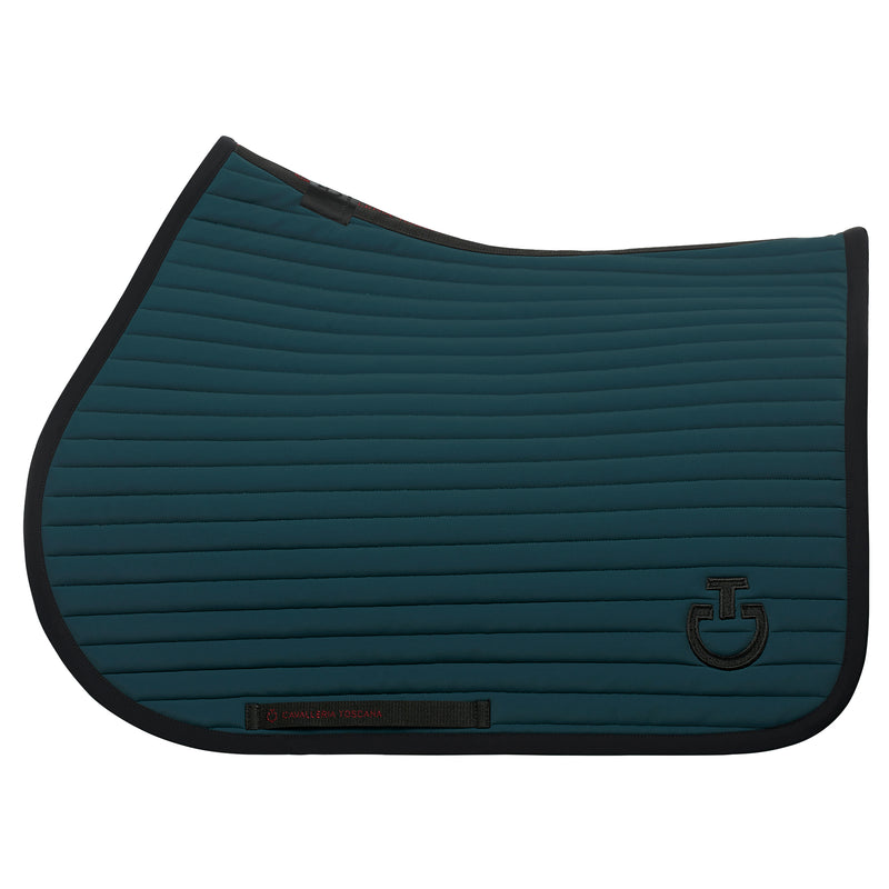 Quilted Row Jersey Jumping Saddle Pad - Pirouette