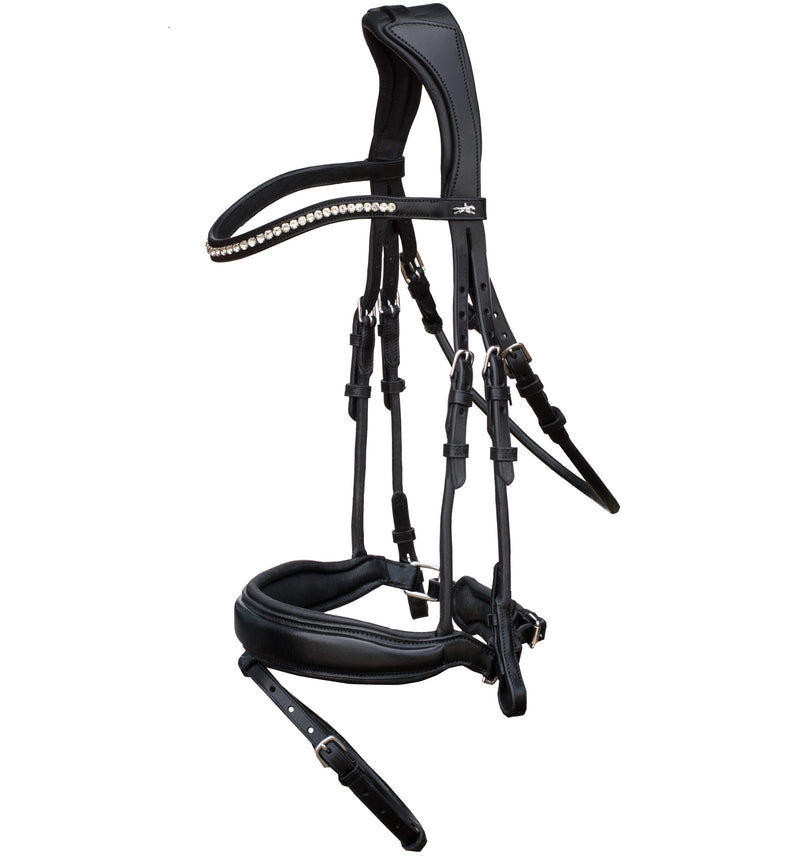 Malibu Snaffle Bridle - Pirouette