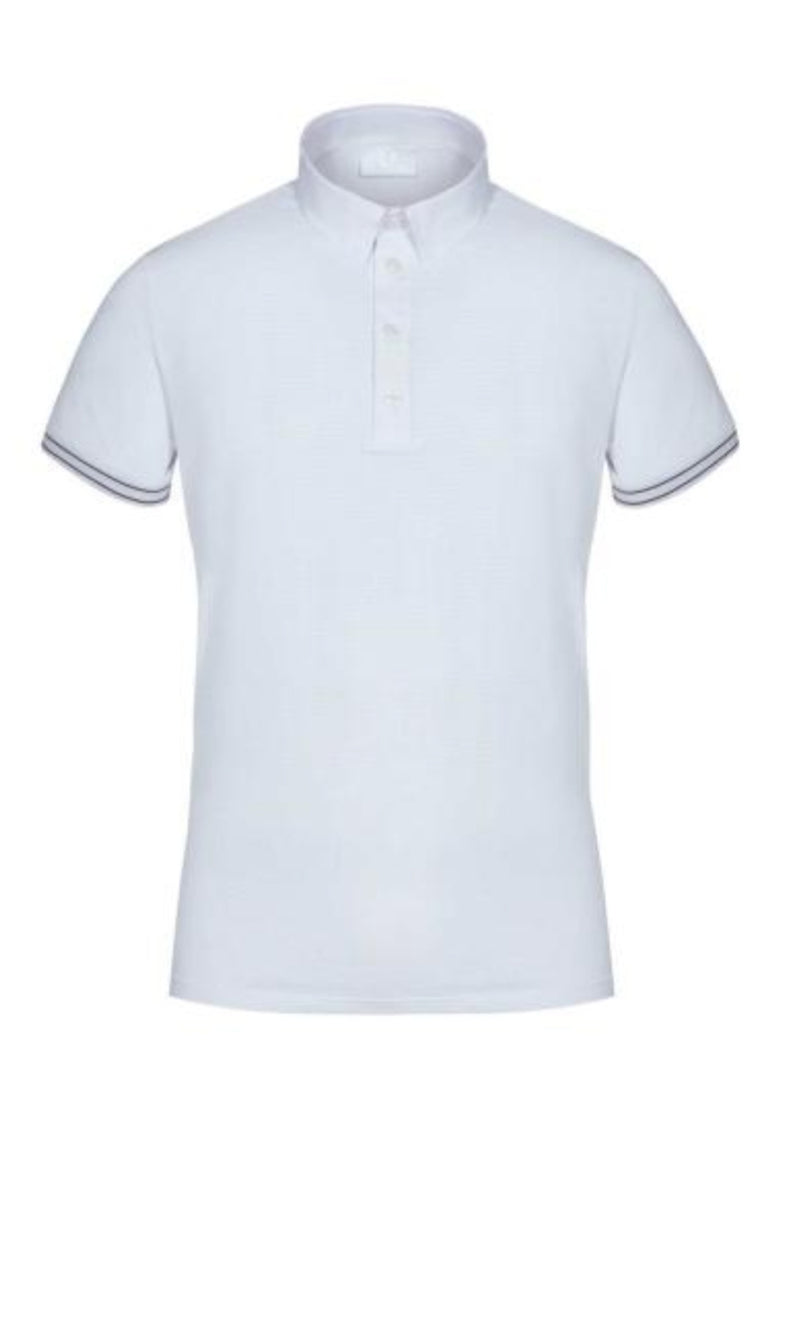 Tech Mesh Ribknit SS Competition Polo - Pirouette