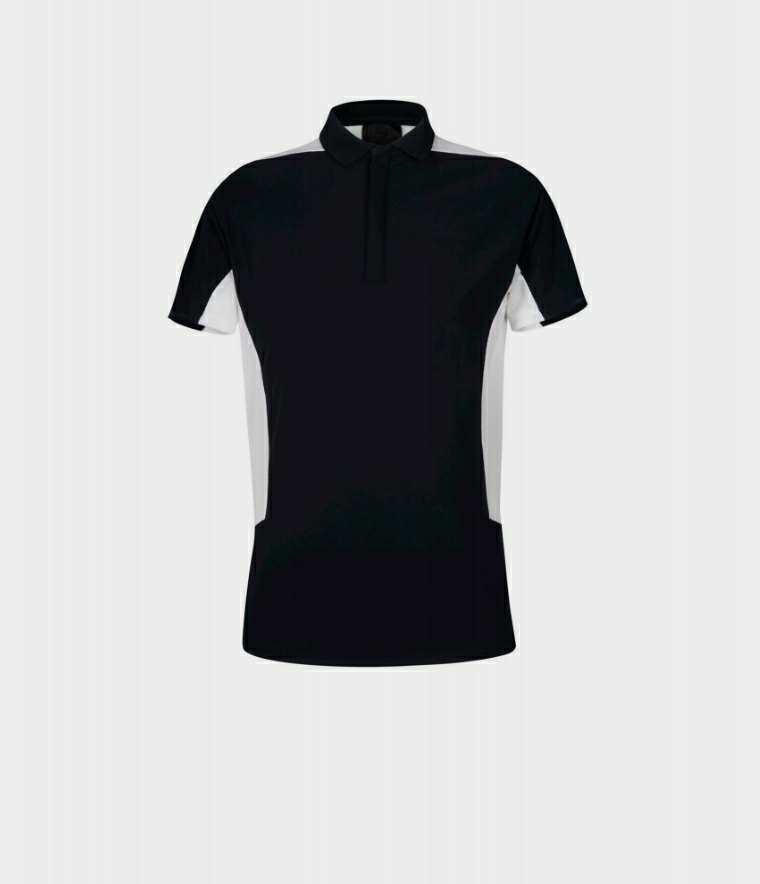 Jersey Polo With Mesh Inserts - Pirouette